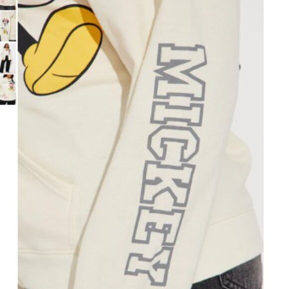 NWT Disney Original MICKEY MOUSE ZIP FRONT HOODIE JACKET - Picture 5 of 6